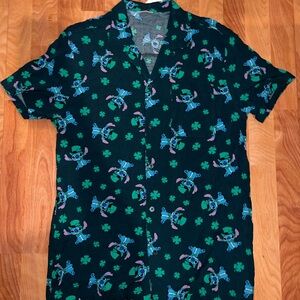 Stitch polo shirt men size (L)